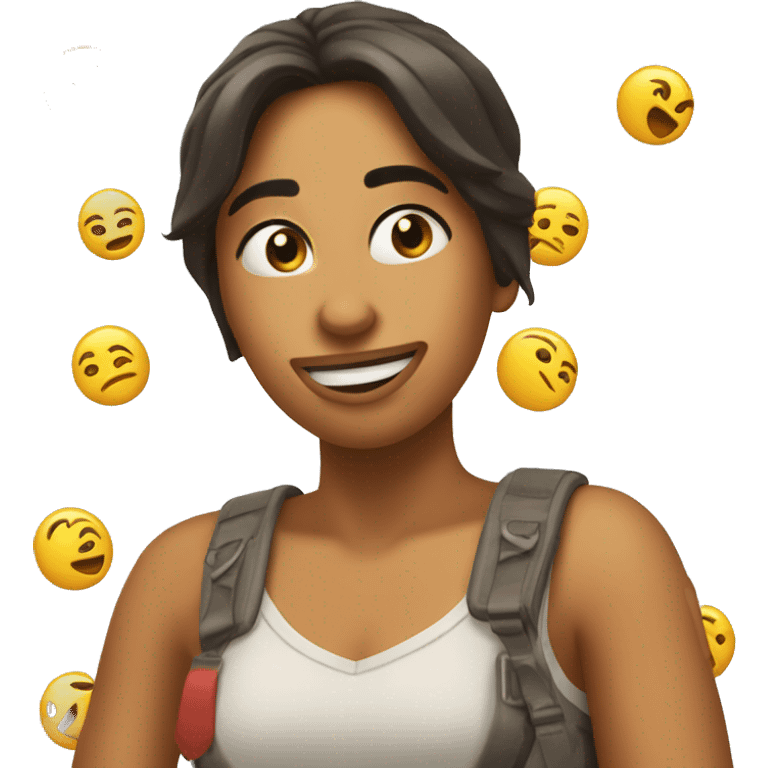 Chica sorprendida  emoji