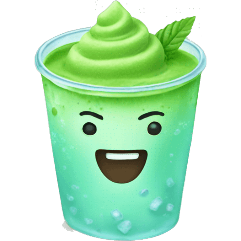 ice matcha emoji