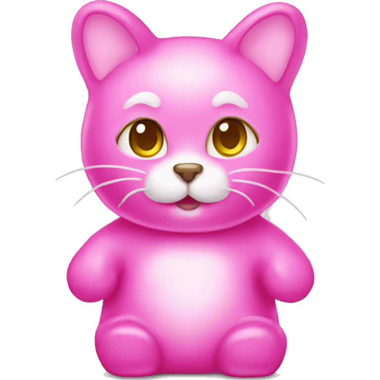 Gummy bear but it's cat emoji