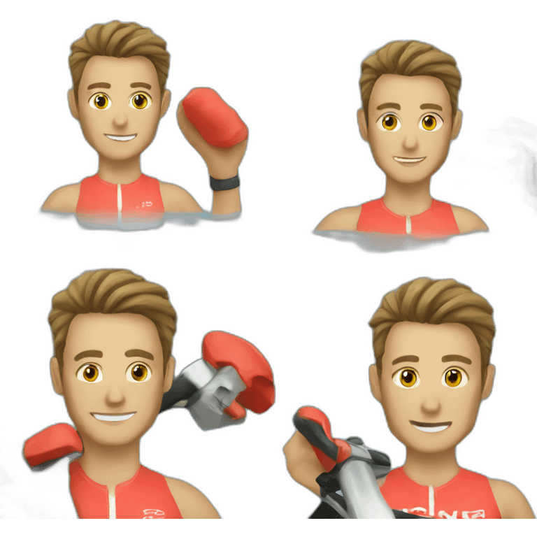 Triathlon emoji