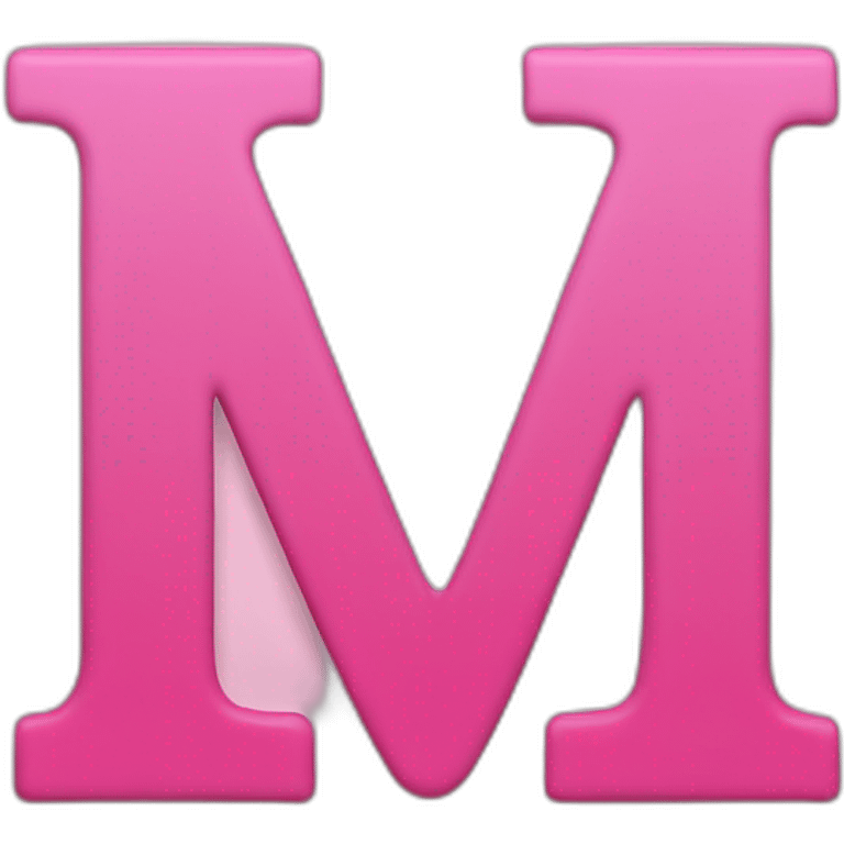 PINK "M" emoji