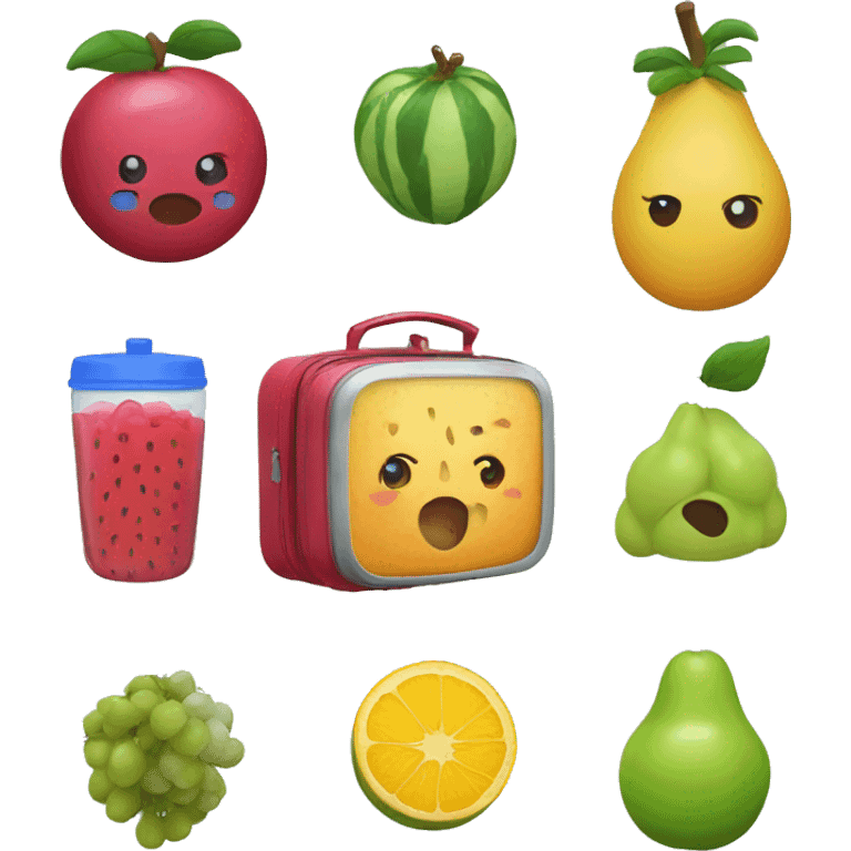 fruit lunchbox emoji