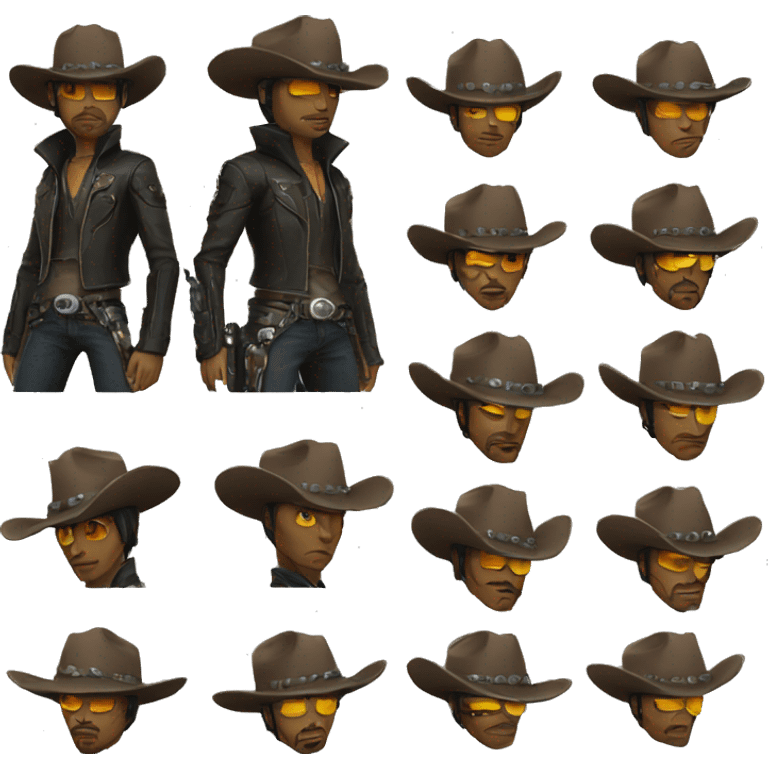 cyberpunk cowboy emoji