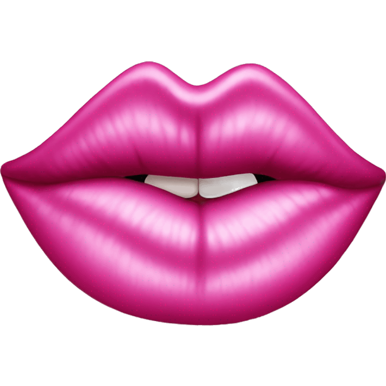 Pink lipstick kiss mark  emoji