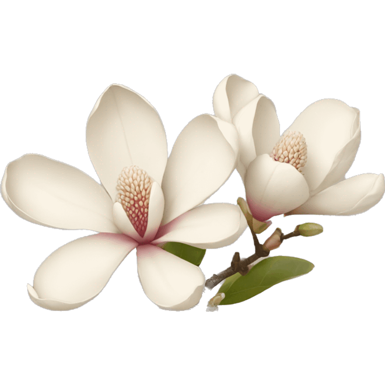 Magnolia flowers  emoji