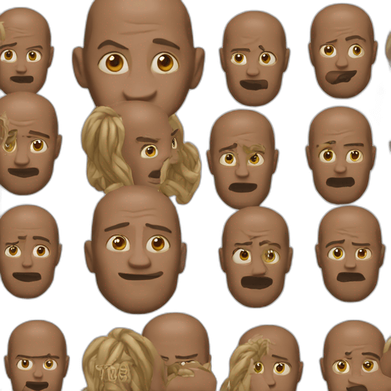 dwayne johnson meme emoji