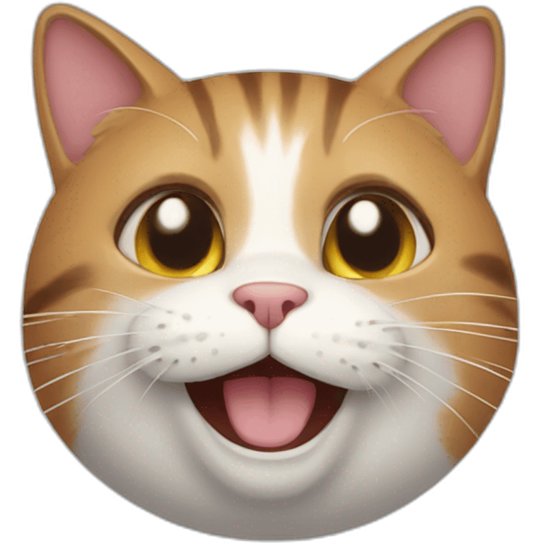 Cat that is super duper happy emoji