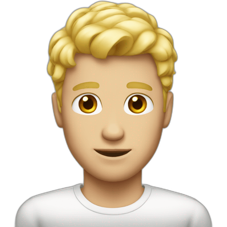 blond guy emoji