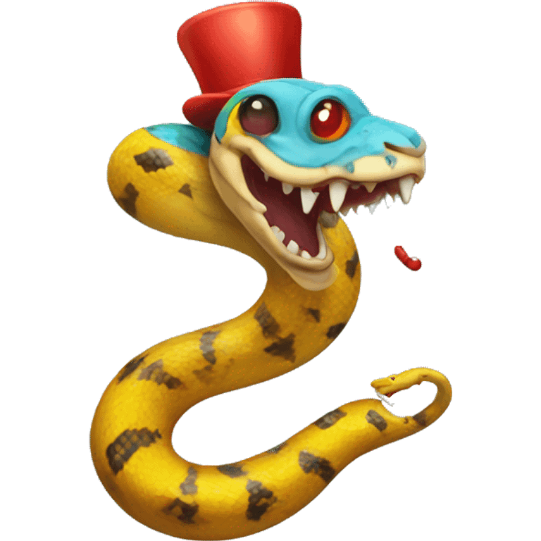 clown snake emoji