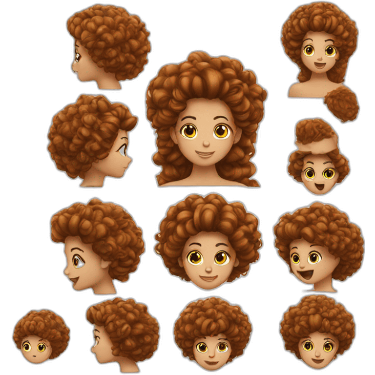 Cheveux mouillés emoji