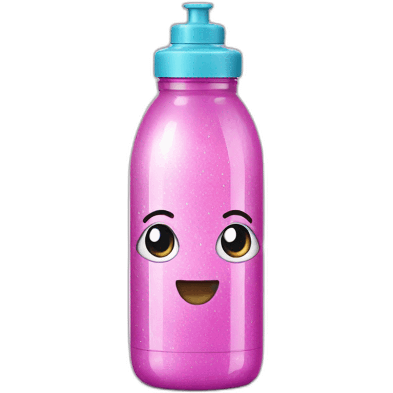 Sparkle water bottle  emoji