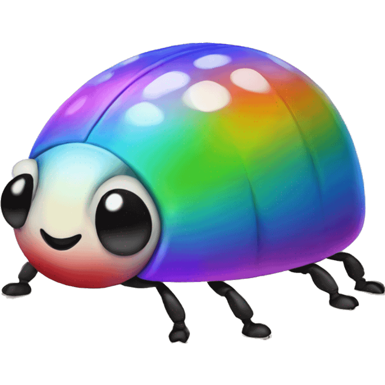 Rainbow rainbow ladybug emoji