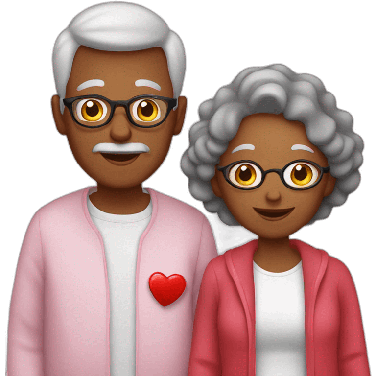 Grandparents in Day St Valentines  emoji