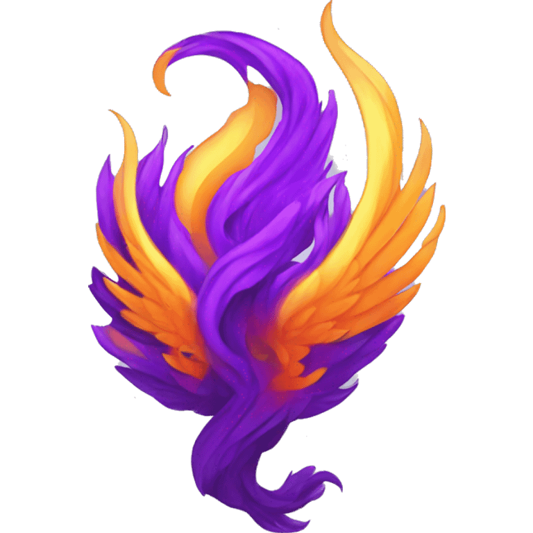 Phoenix violet flame emoji