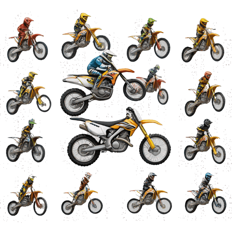 Motocross emoji