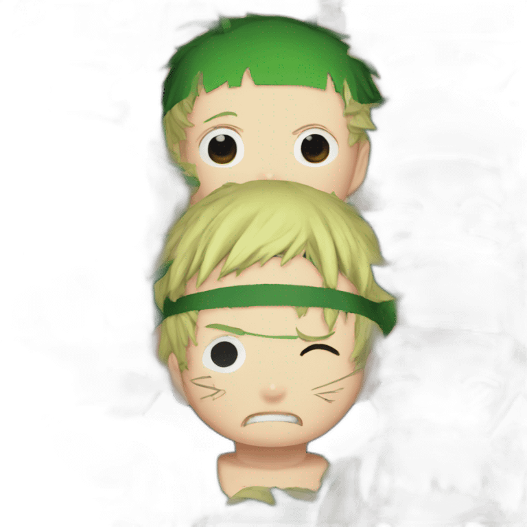 One piece zoro kiss emoji