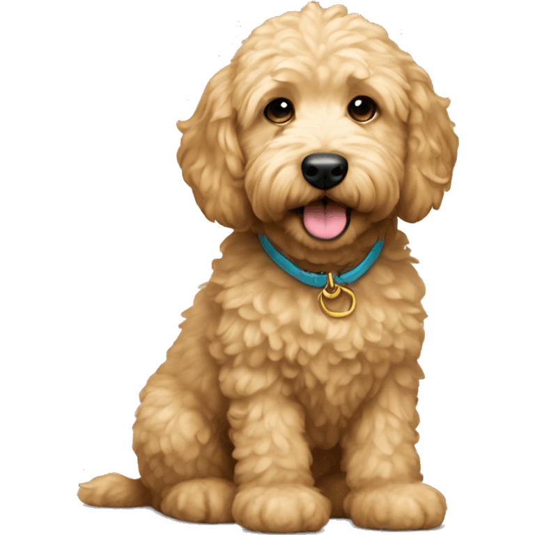 Mini golden doodle  emoji