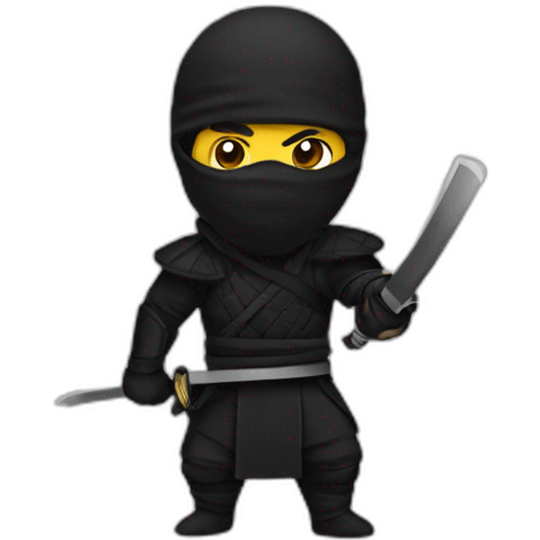 Black ninja emoji