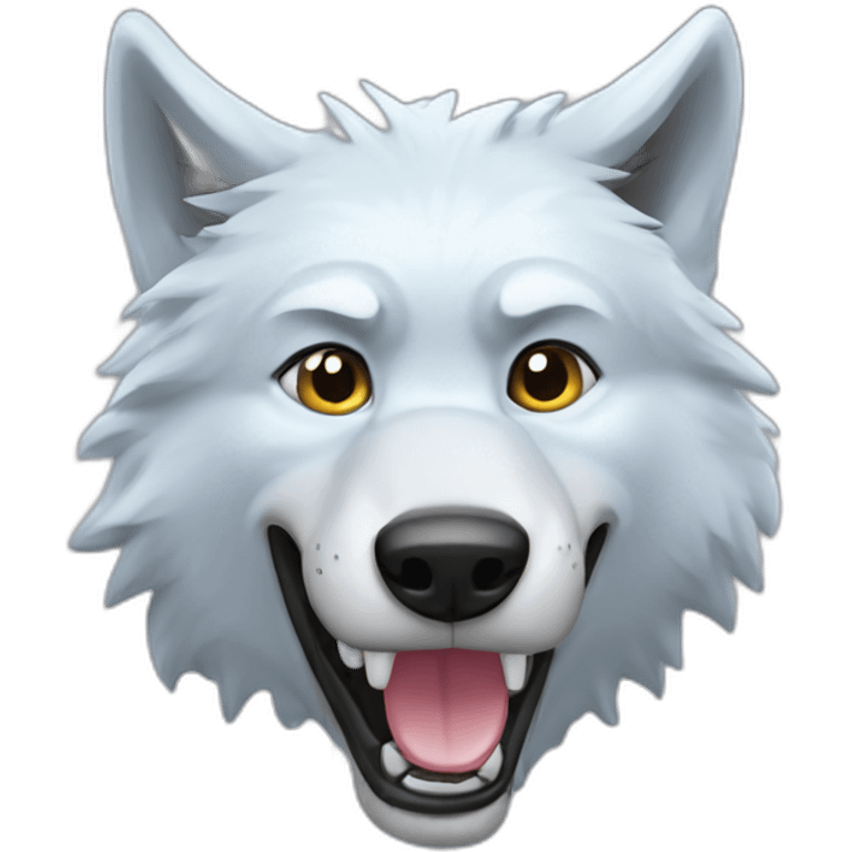 Loup glace emoji