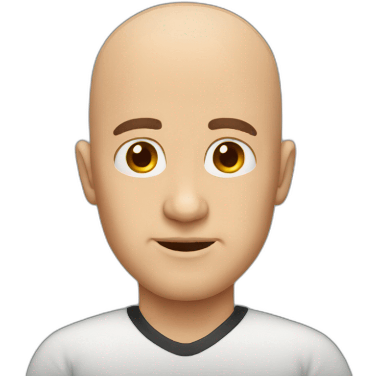 Bald man  emoji