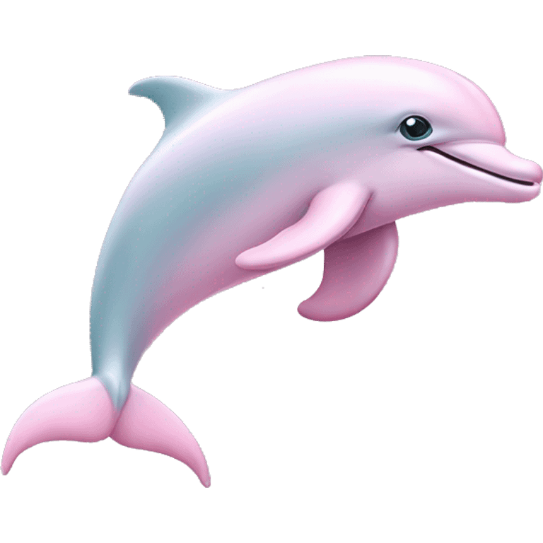 Pastel-pink-colors-dolphin emoji