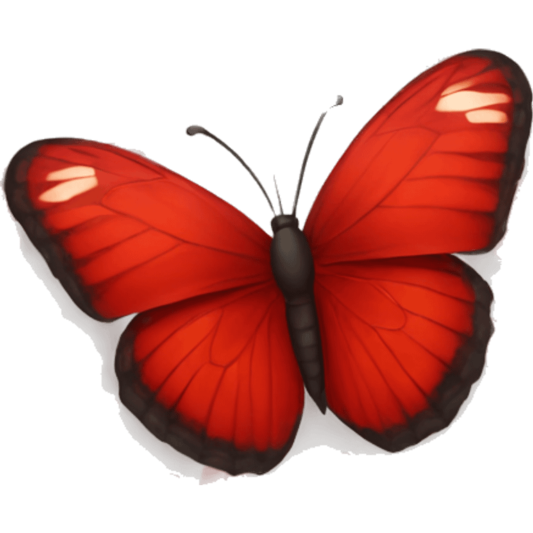 Red butterfly emoji