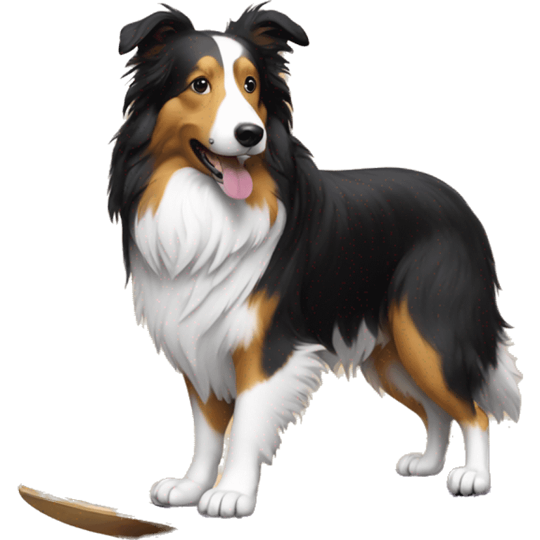 COLLIE ON A SKATEBOARD emoji