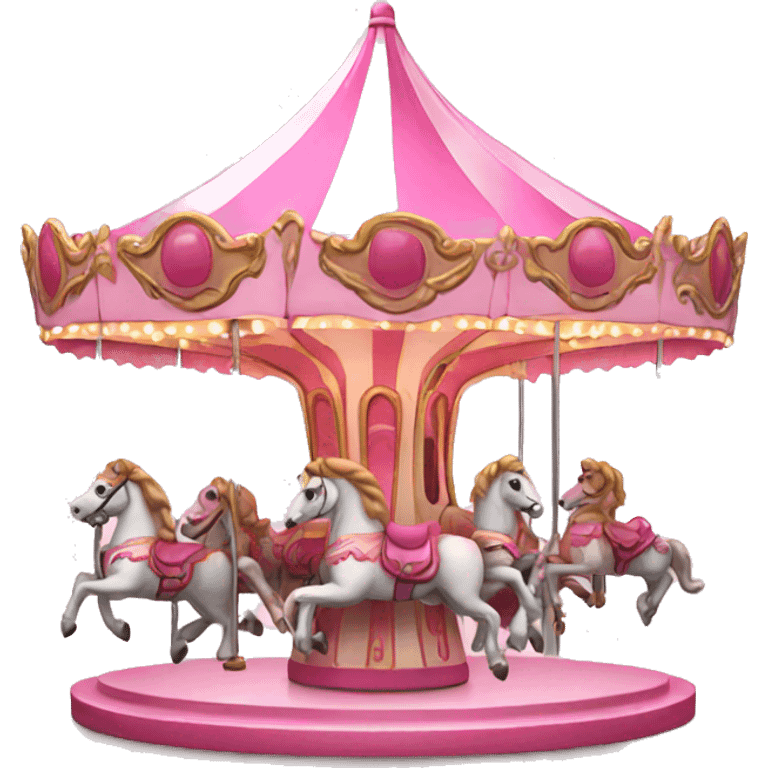 pink carousel  emoji