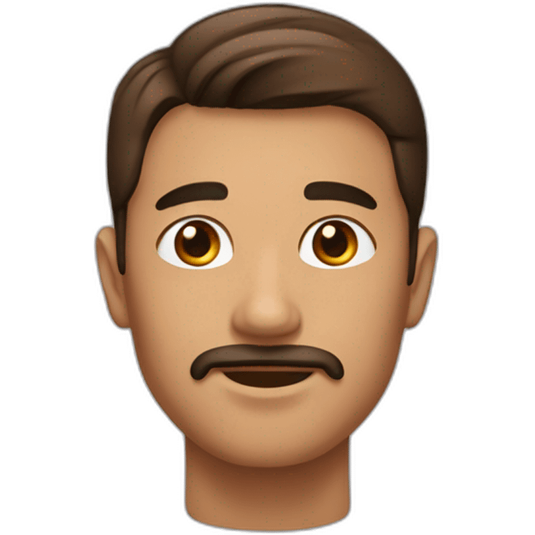 homme brun élégante  emoji