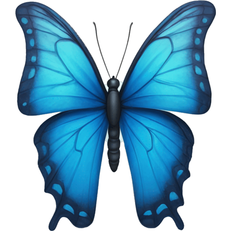 Mariposa azul  emoji