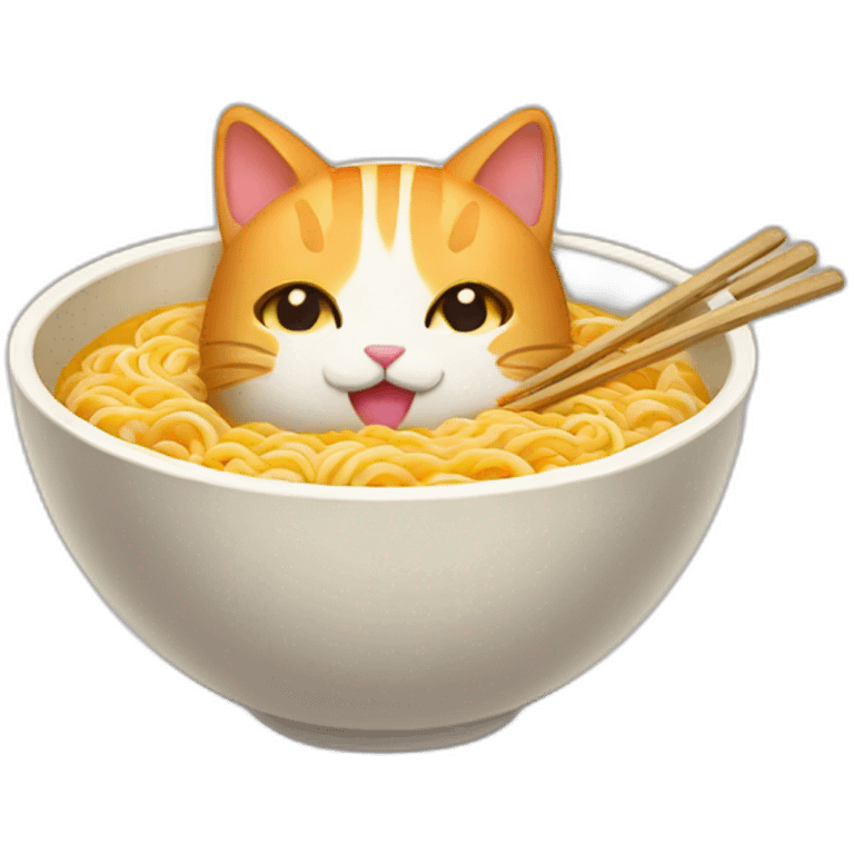 ramen cat emoji