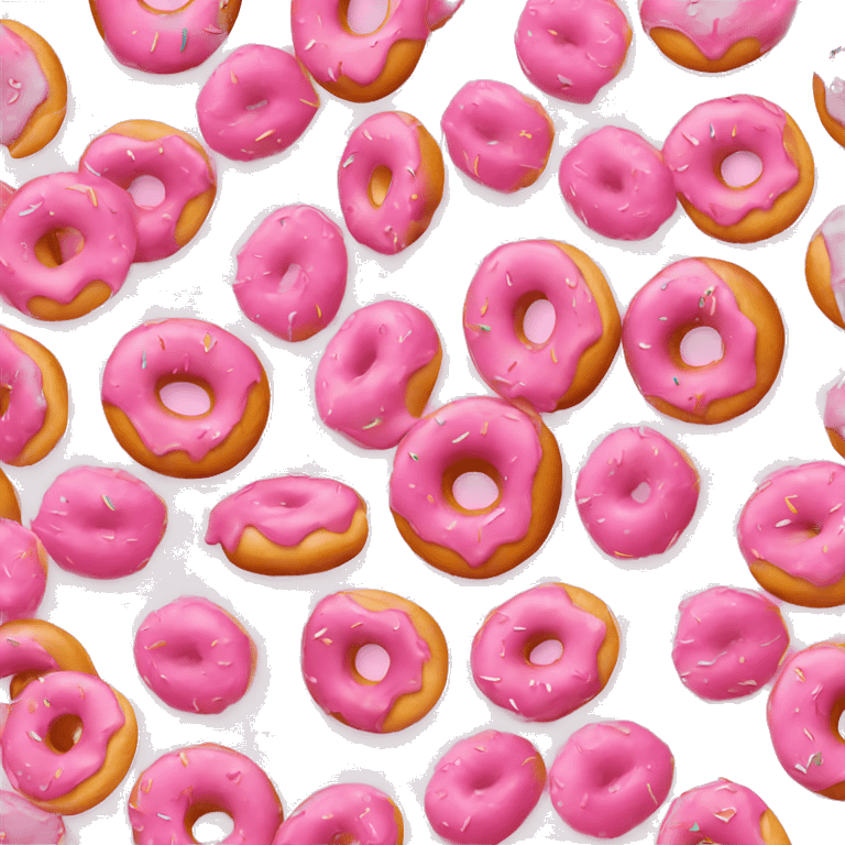 Donut pink emoji