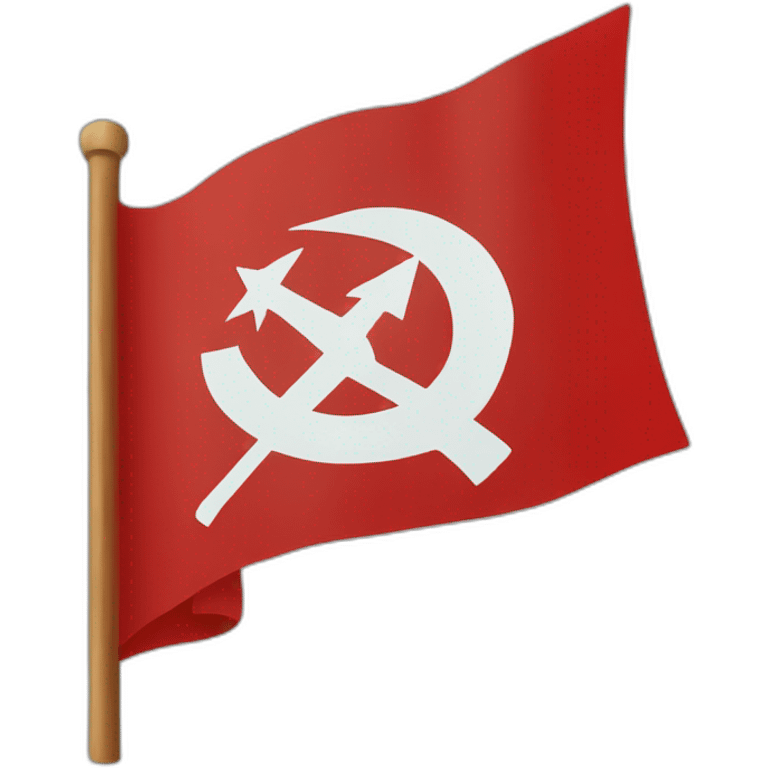 drapeau communiste emoji