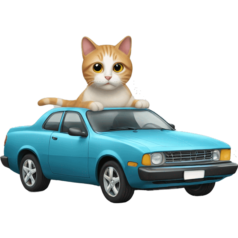 car cat emoji