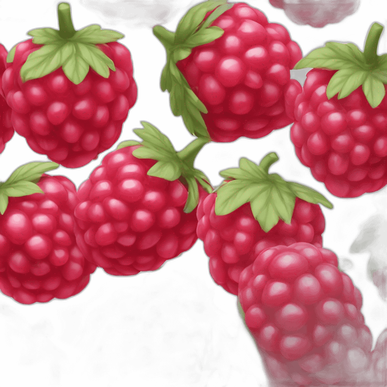 Une framboise emoji