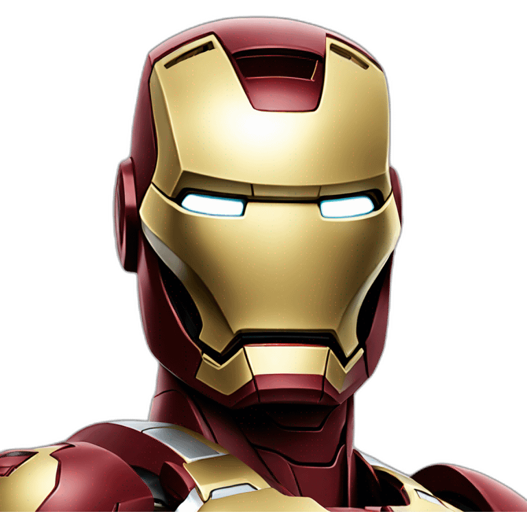 iron man, close up emoji