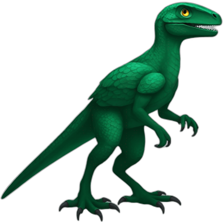 dark green raptor emoji