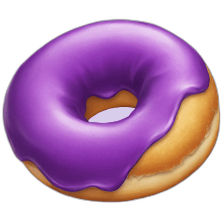 fur purple donut emoji