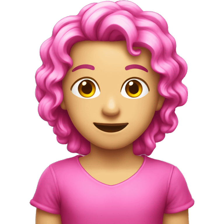 Pinke lichterkette emoji