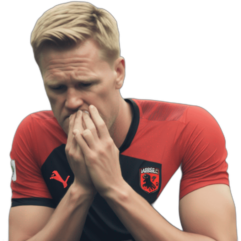 Eddie Howe biting nails emoji