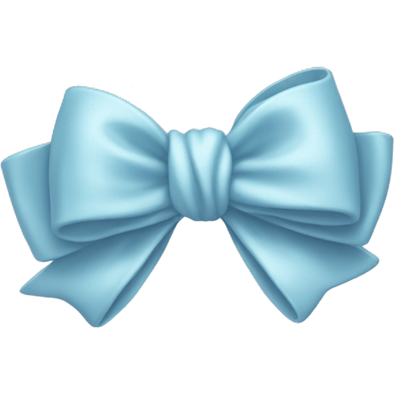 baby blue bow pastel emoji