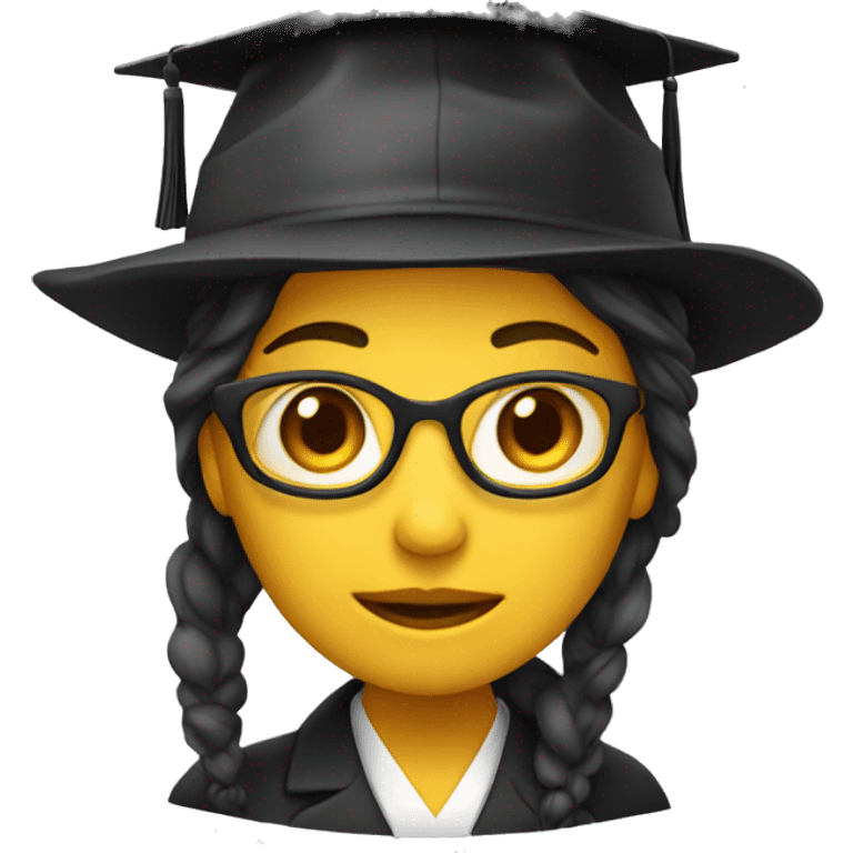 phd hat woman emoji