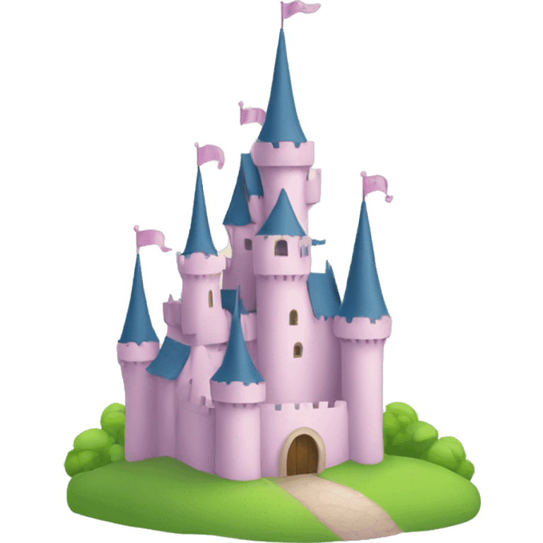 minimalist princess castle emoji