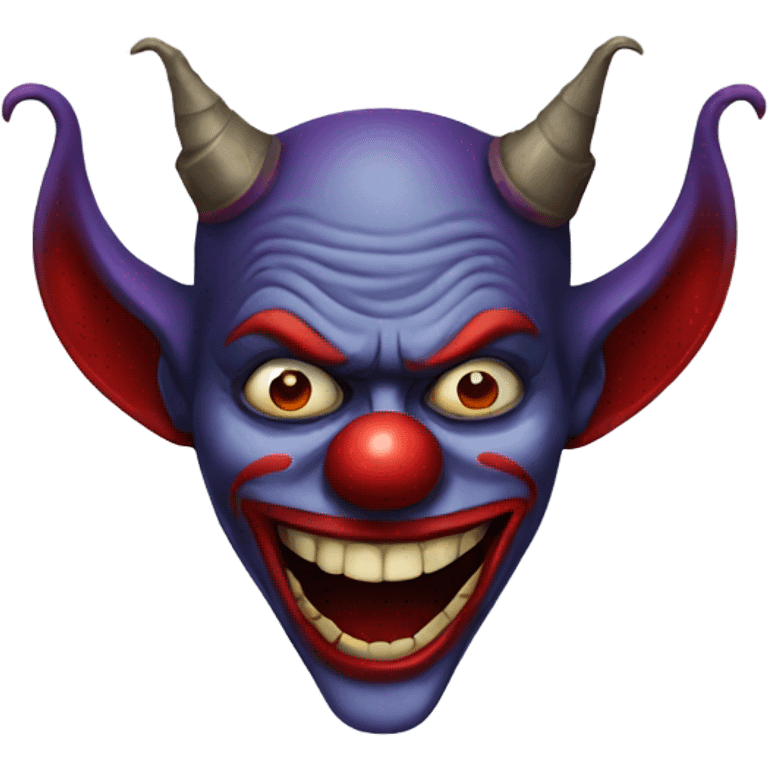 Devil clown emoji