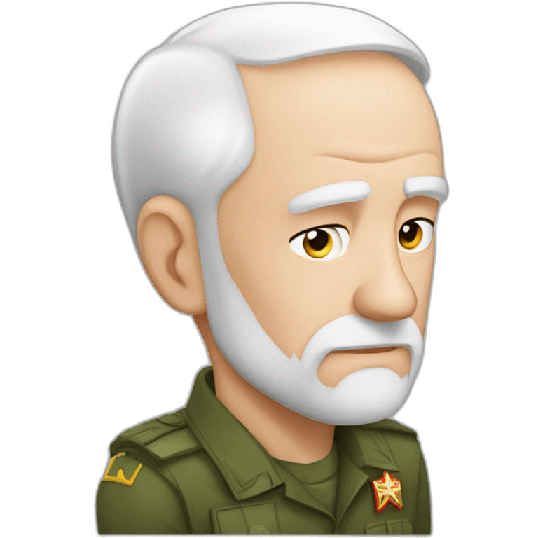 Russian hero Alyosha Popovich is lost in thought and scratching his head with his hand emoji