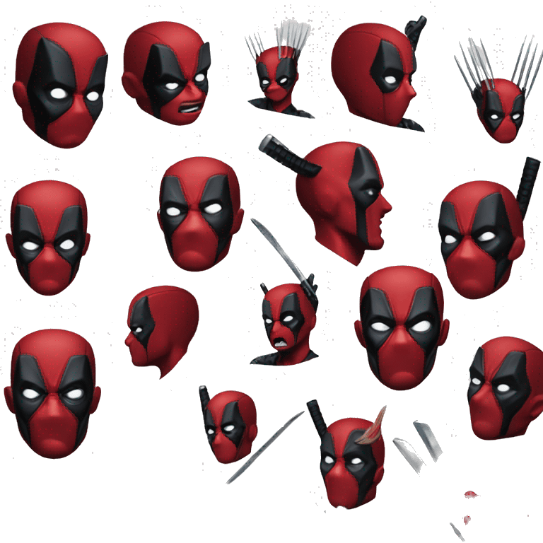 Deadpool wolverine emoji