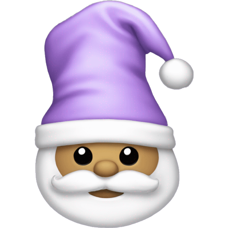 lilac santa hat emoji