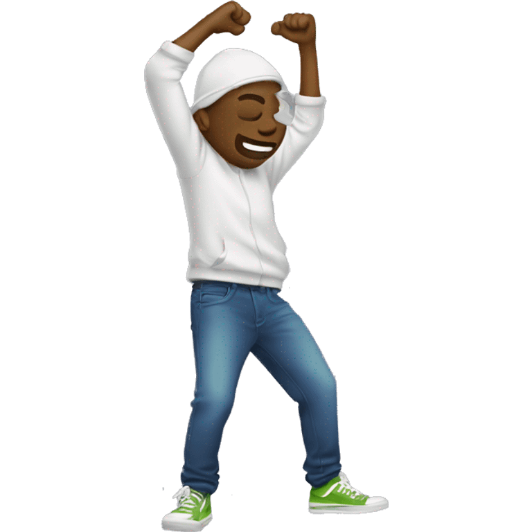 Person dabbing emoji