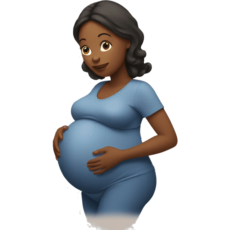 Pregnant mama emoji