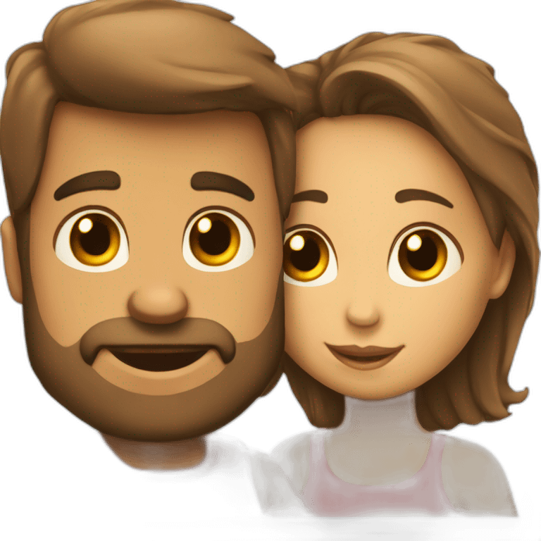 Amour entre homme et femme emoji